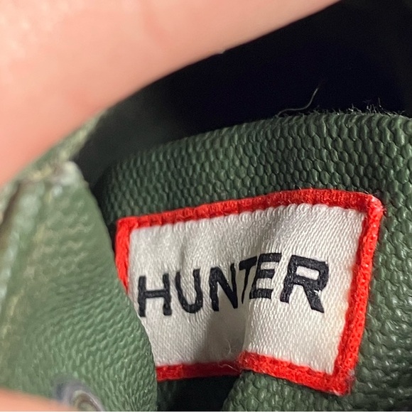 Hunter black dipped lace up boots waterproof rain boots women’s size 8.5 trendy - Picture 10 of 11